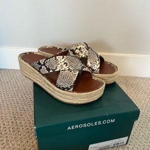 Aerosoles Day Espadrille Platform Slide